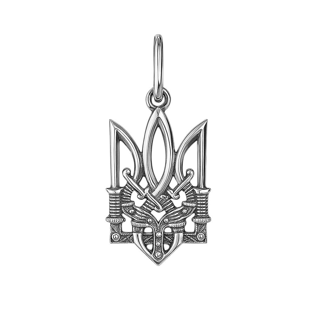 Срібна підвіска 925 пробиТризуб 019-7