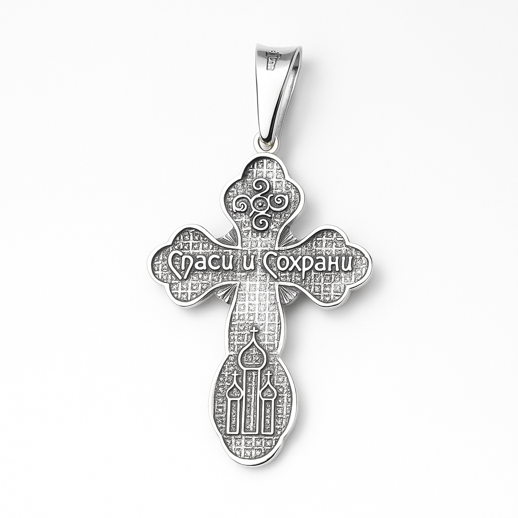 Срібний хрестик 925 проби Міць 207ч