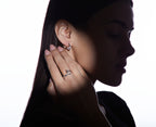 Срібні сережки конго 925 проби Гвіздок 1419.10р