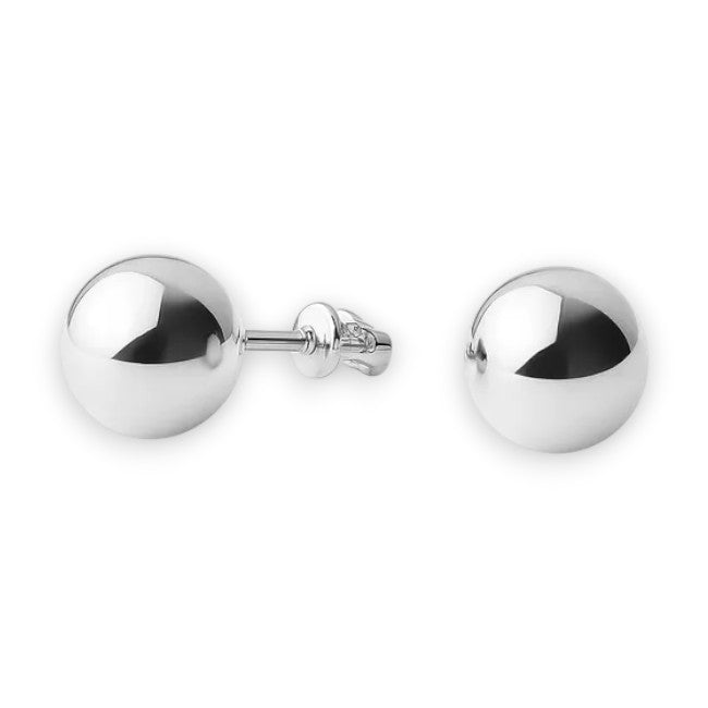 Серебряные серьги 925 пробы Шарики 2700941