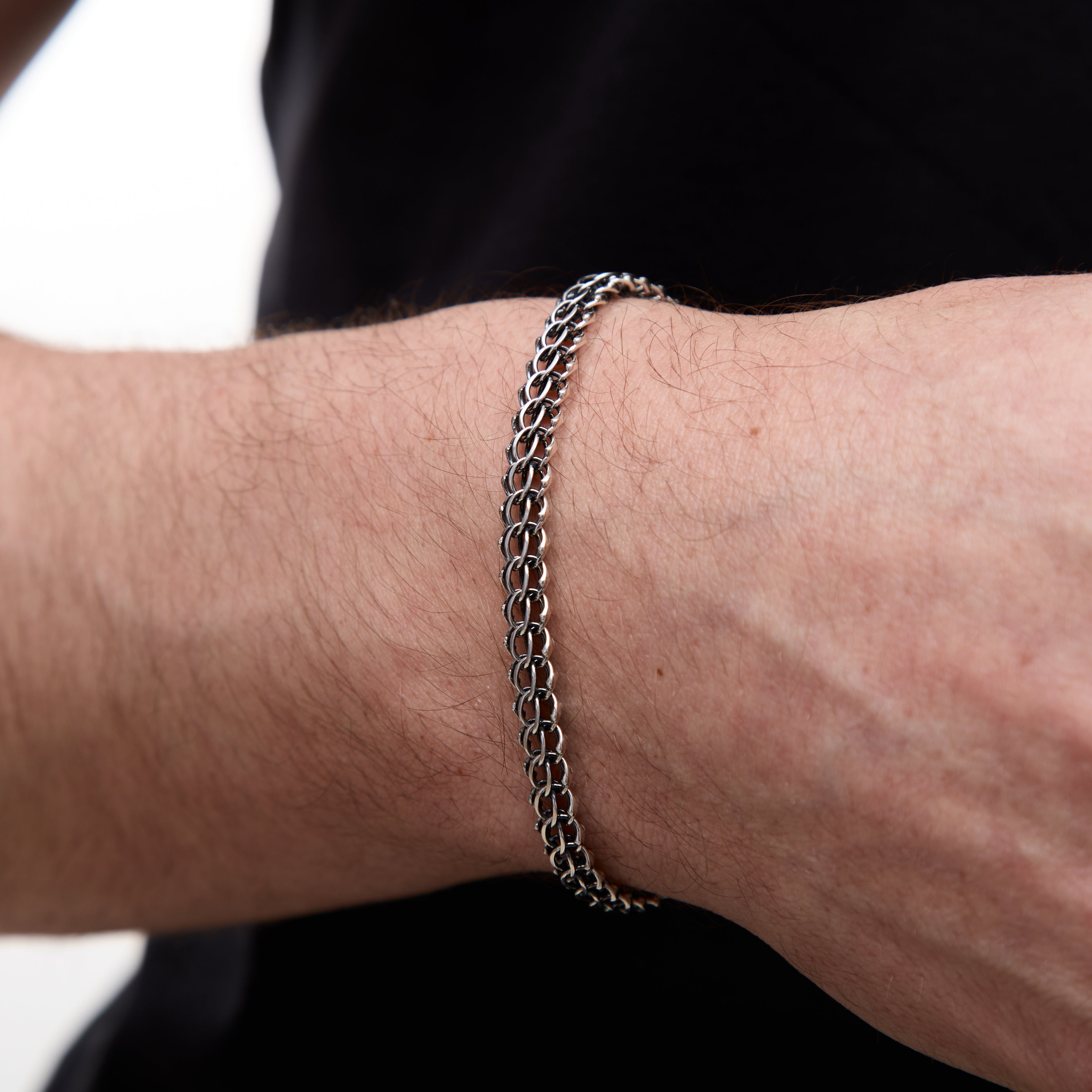 Срібний браслет Пітон(ч604-8)
