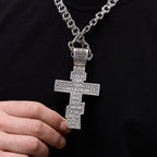 Срібний хрестик Отець(К1111ч)