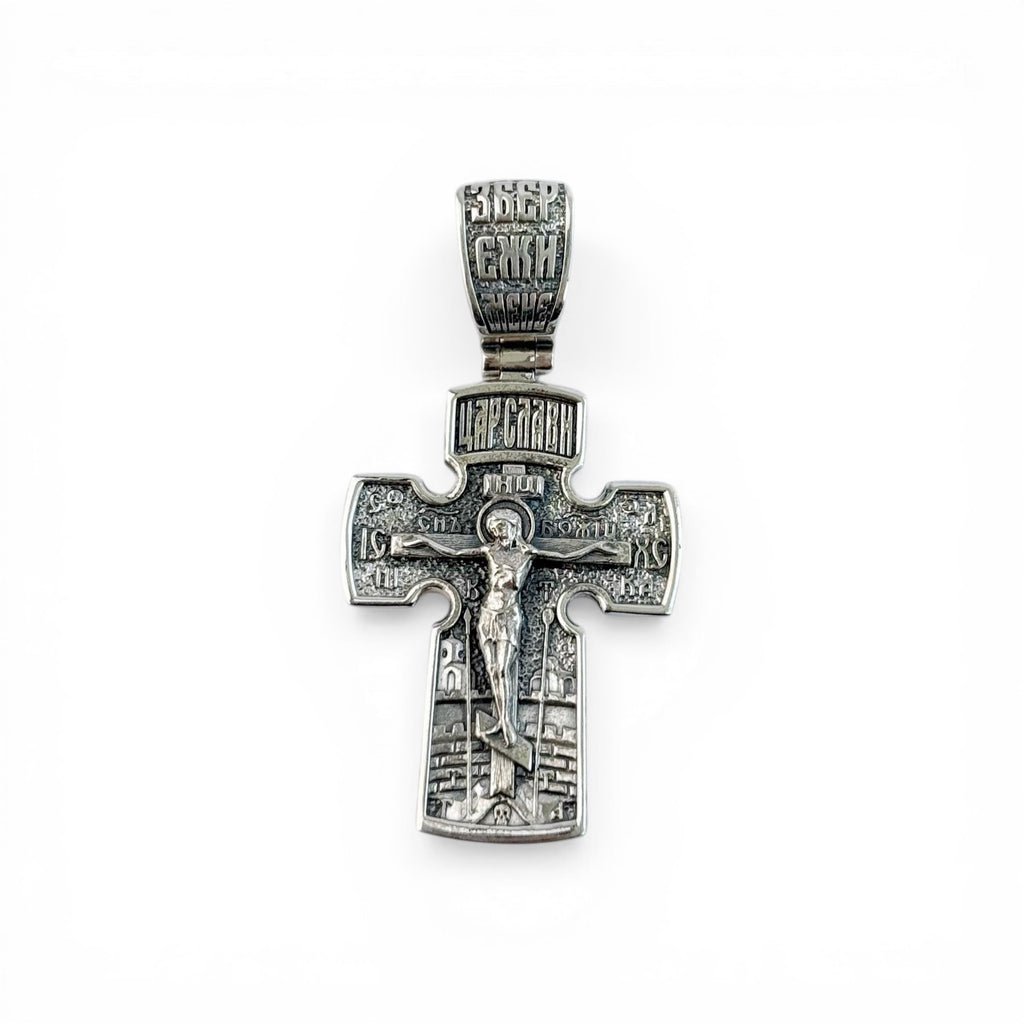 Срібний хрестик Архангел Михаїл (К1112ч)