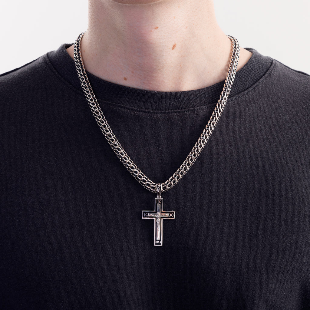 Серебряная цепочка 925 пробы плетение Питон ц.6001/65