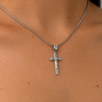 Silver cross 925 Nіzhnist with enamel 125 R