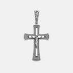 Серебряный крестик 925 пробы Велич 206 ч