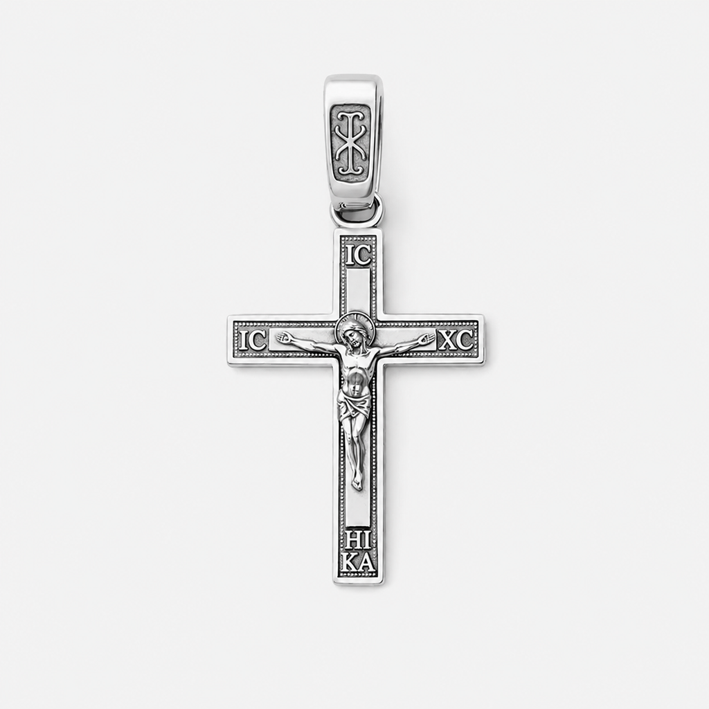 Sterling silver cross 925 with a crucifix Vera 3142 h