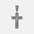 Серебряный крестик 925 пробы Благо 3145.1 ч