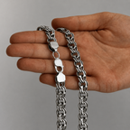 Серебряная цепочка 925 пробы плетение Классический Бисмарк ц.6002/120
