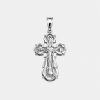 Silver cross 925 fineness Vitochenist with black enamel 82-SO