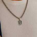 Sterling Silver Pendant Saint Nicholas the Wonderworker 29-СО