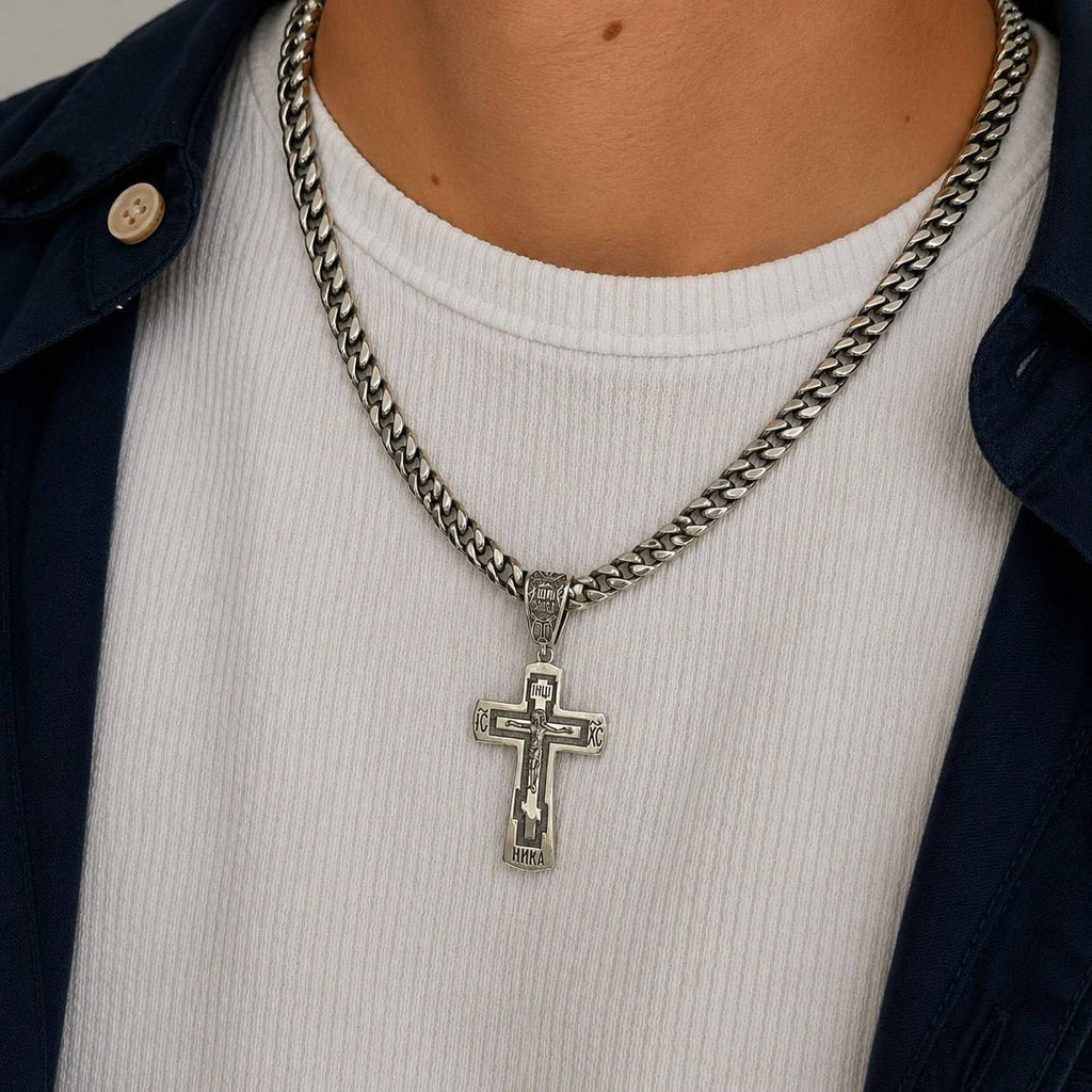 Silver Cross 925 purity Strength 3147.1h